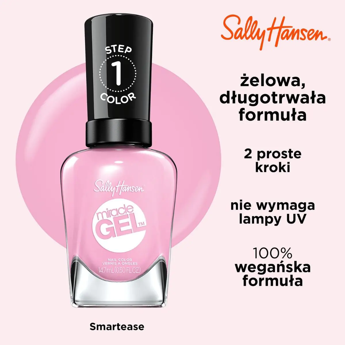 Sally Hansen Miracle Gel Lakier do paznokci, 400