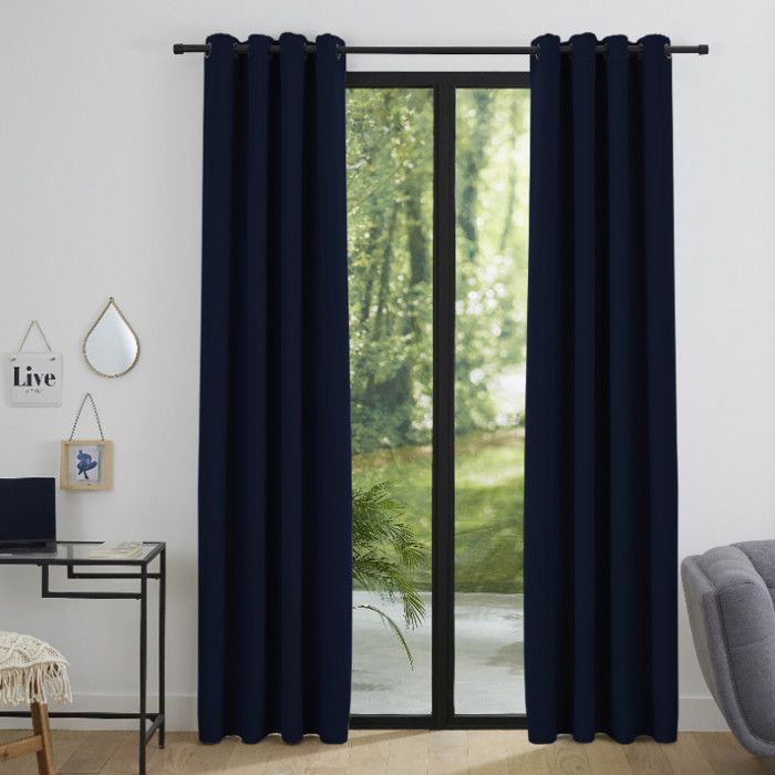 Set di 2 tende oscuranti 140 x 260 cm 