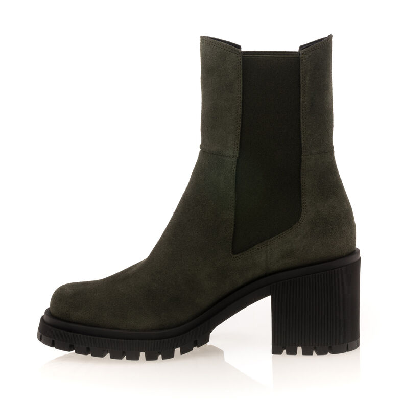 Groene dameslaarzen / enkellaarzen