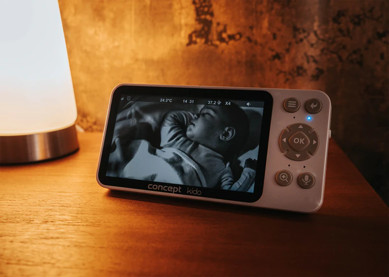 Concept KIDO KD5010 digitales Video-Babyphone mit LED-Hintergrundbeleuchtung