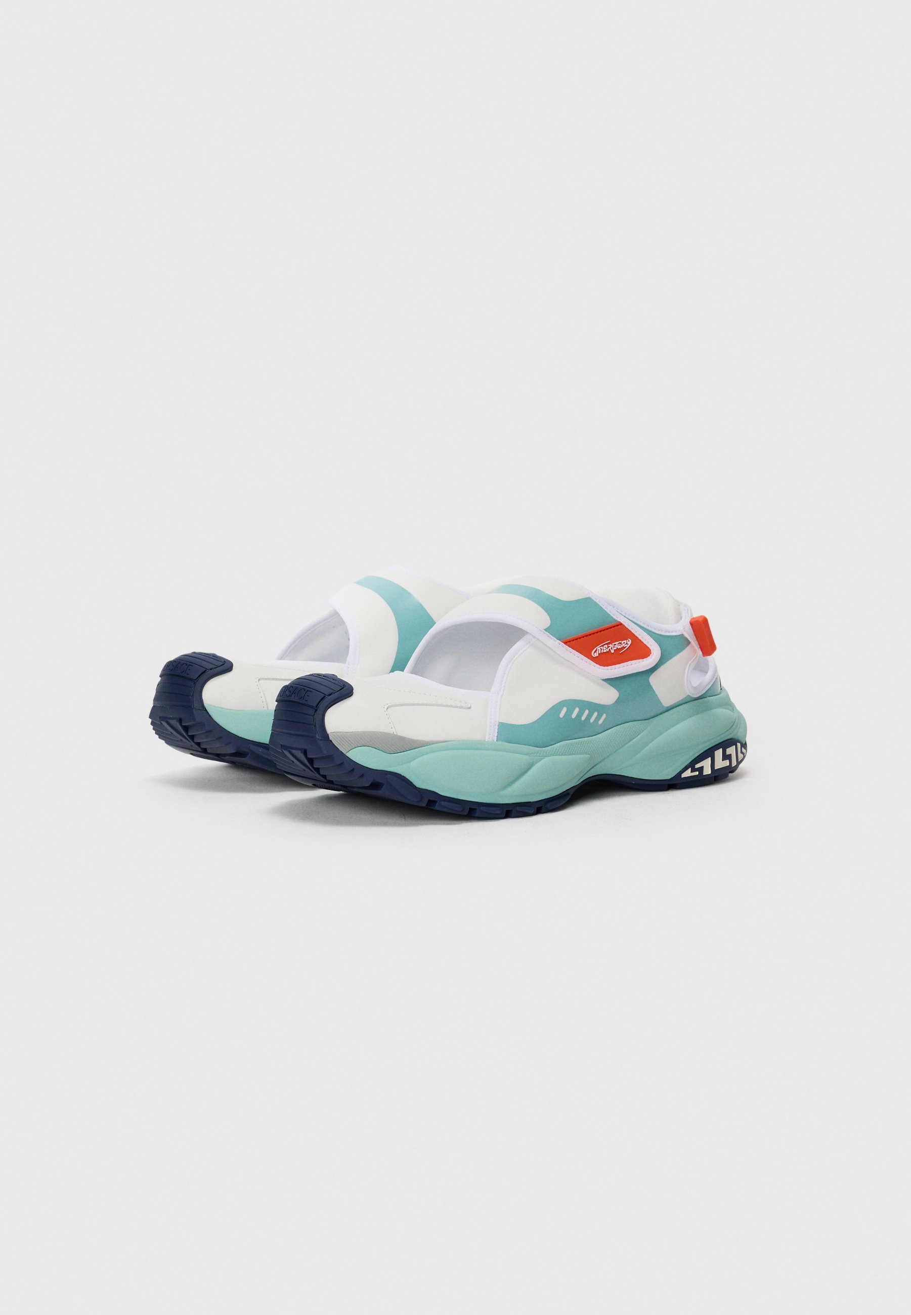 Versace sneakers - wit/lichtblauw