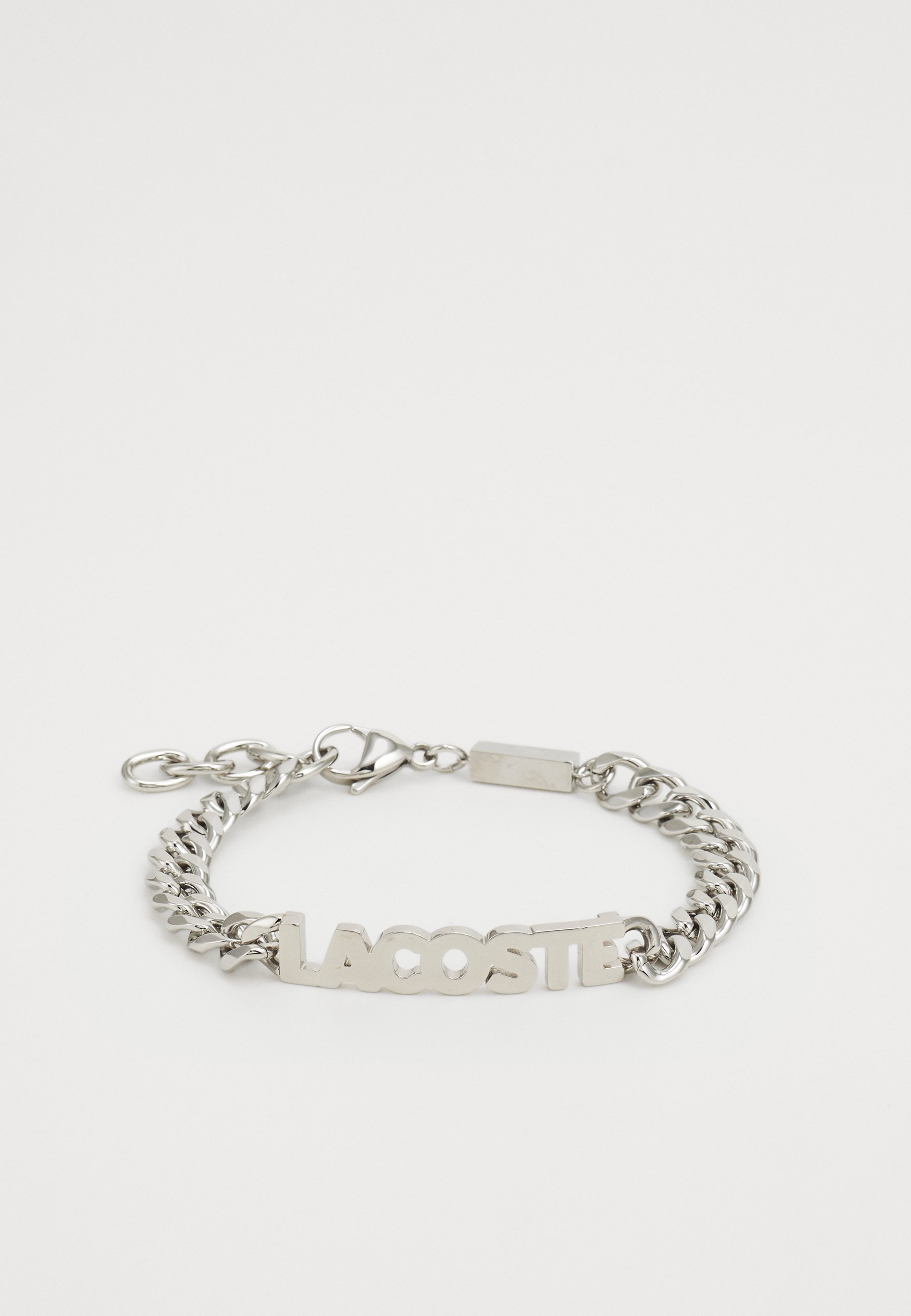 Lacoste SCRIPT - Bransoletka - w kolorze srebrnym