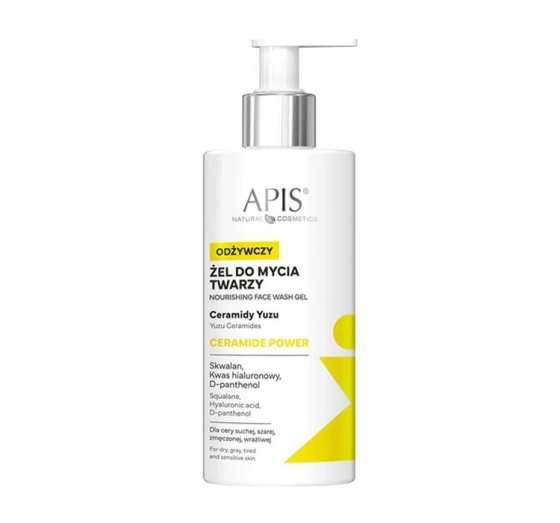 Apis Ceramide Power odżywczy żel do mycia twarzy 300 ml