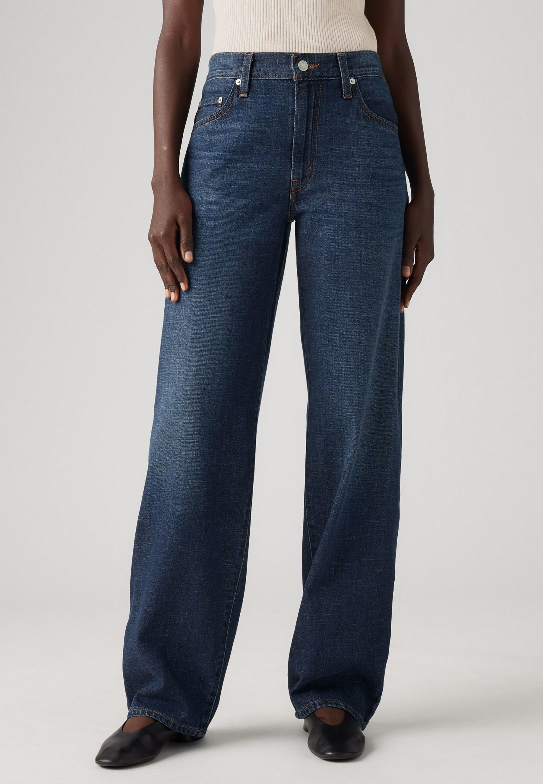 Levi's® BAGGY DAD - Relaxed fit jeans - vind je linnen + denim erg?