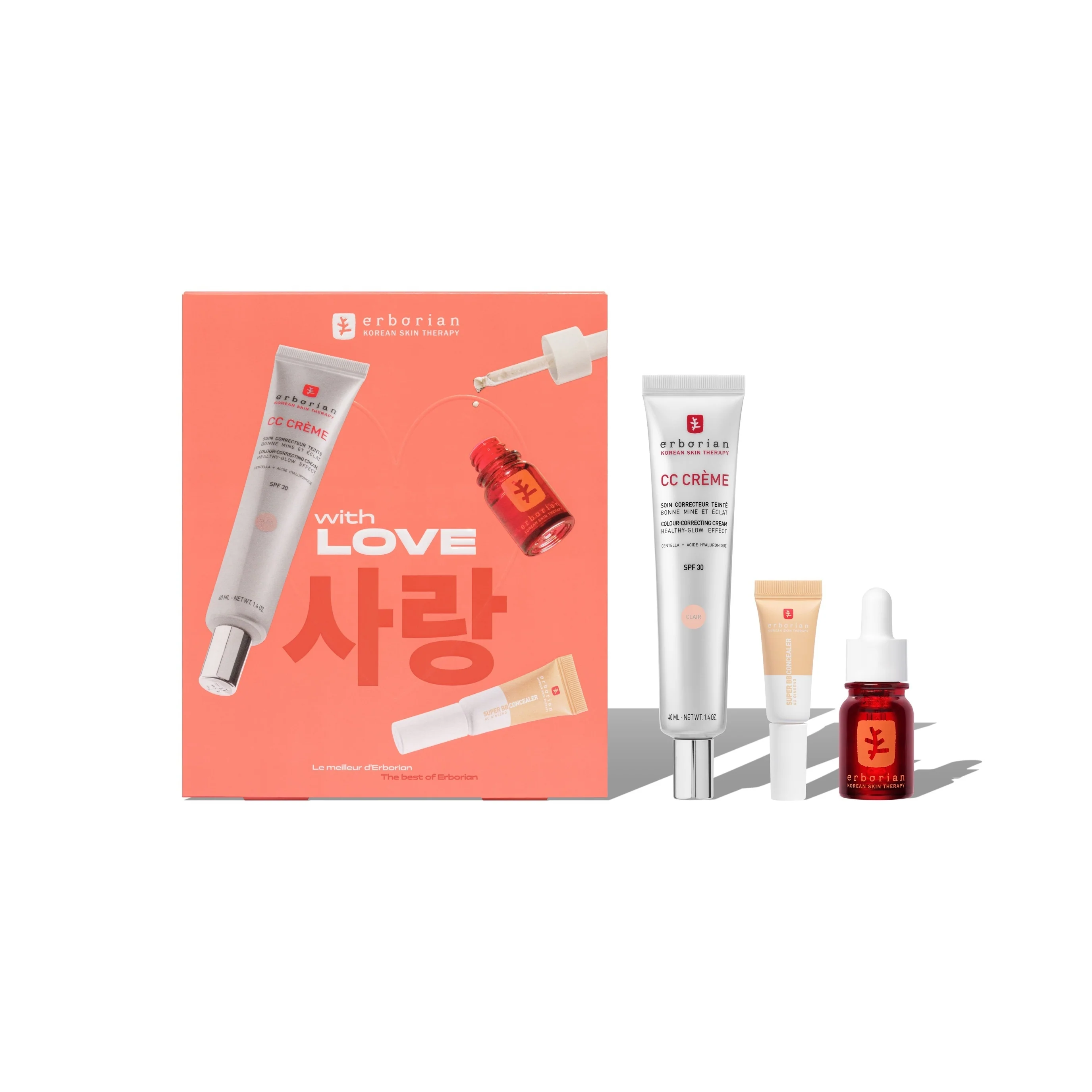 BB Cream & CC Cream XMAS KIT 2026 The Best of Erborian Kit - Clair/Nude - Cofanetto Make Up, BB Cream
