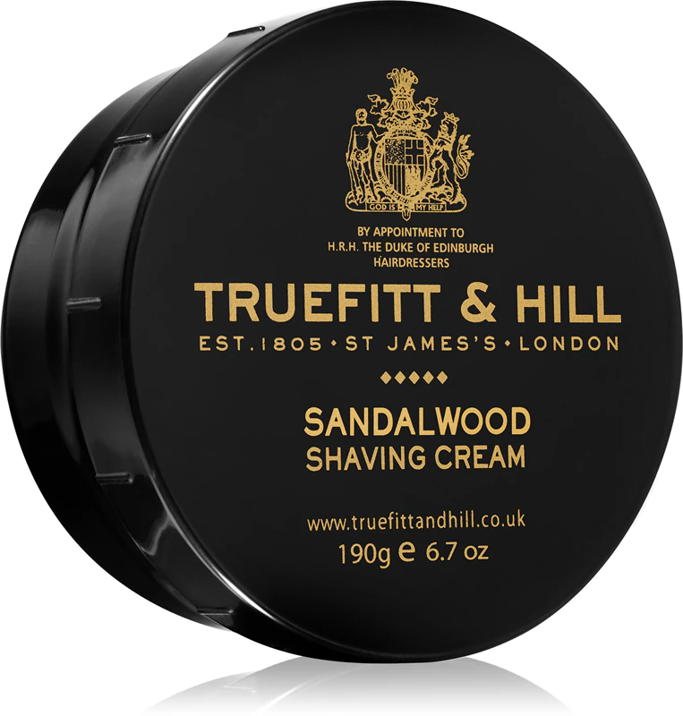 Truefitt & Hill Sandalwood kosteuttava parranajovoide miehille