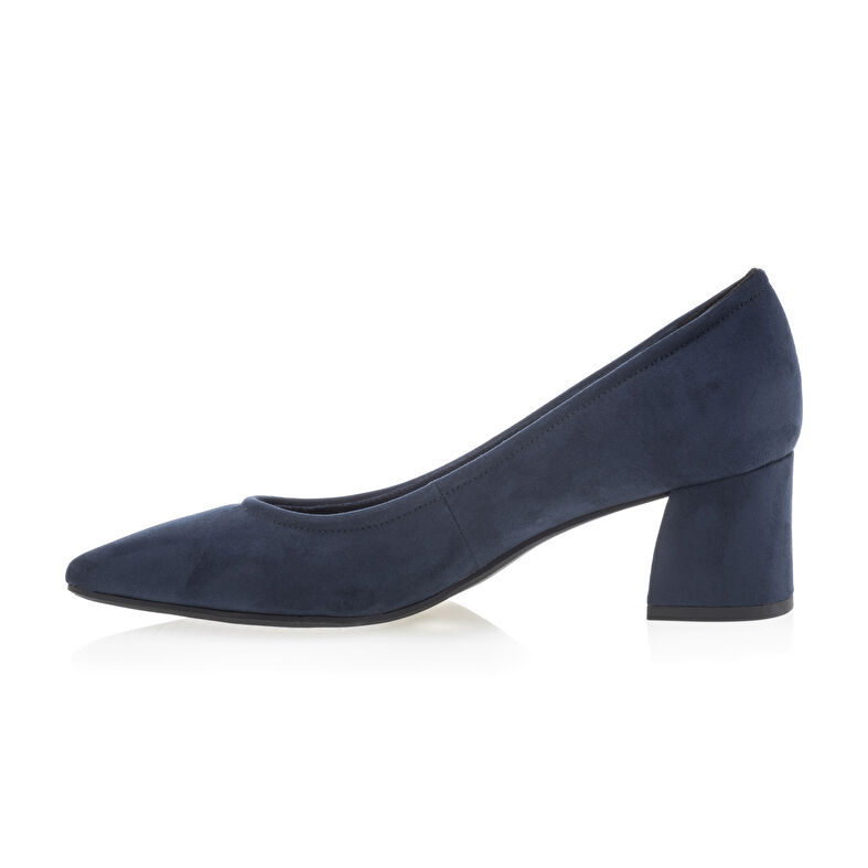 Blaue Damenpumps