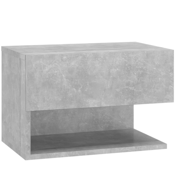 Szafka Nocna Stolik Komoda Szara Wisząca Do Sypialni 46x29,5x30 cm