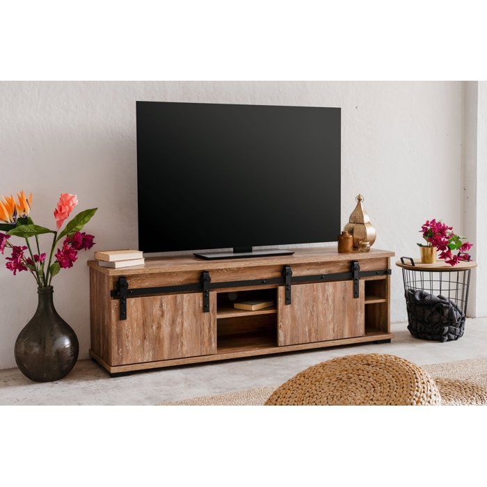 Meuble TV - MARRAKESCH - Chêne - 160 x 50 x 40 cm