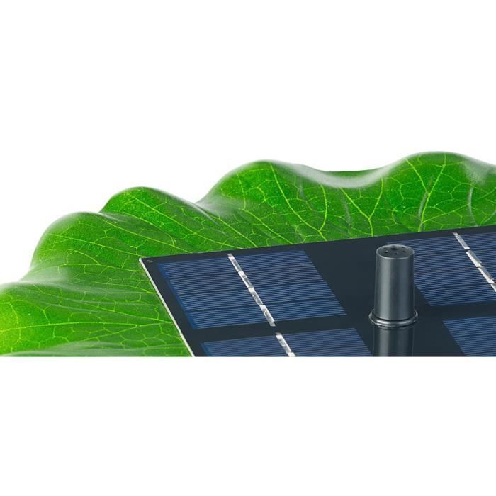 Fonte flutuante para lago, movida a energia solar - Royal Gardineer - Design de lírio-d'água - 4 bicos