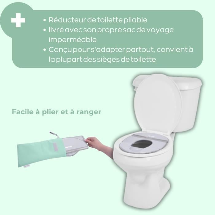 Ingenuity Hvidt Mini Børnetoilet og Sammenklappelig Toiletsædeforhøjer