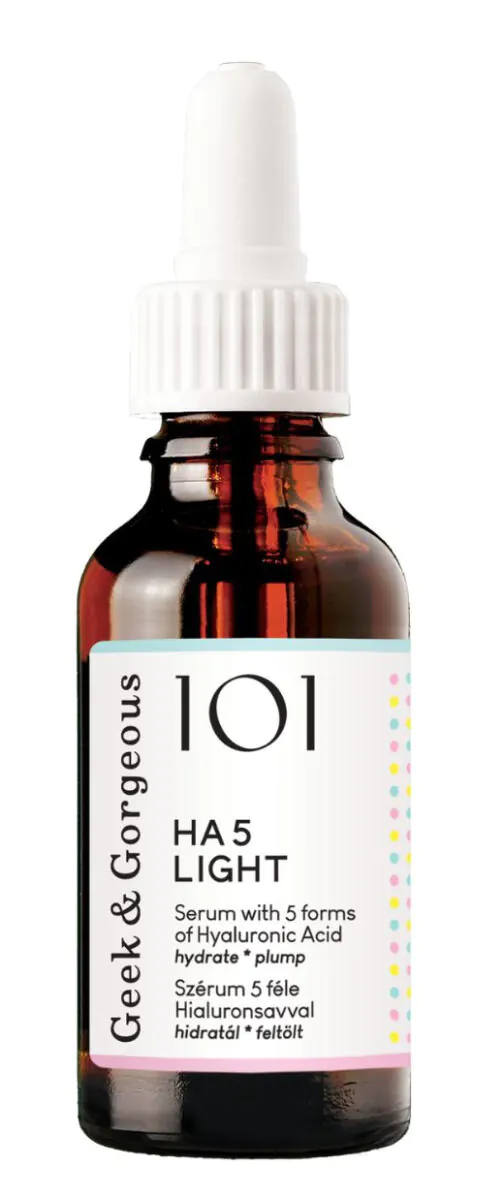 Geek & Gorgeous Ha 5 Light Nawilżające serum z kwasem hialuronowym