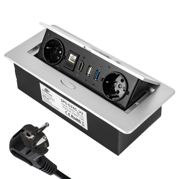 Gniazdo blatowe otwierane Spacetronik SPS-D26S V2