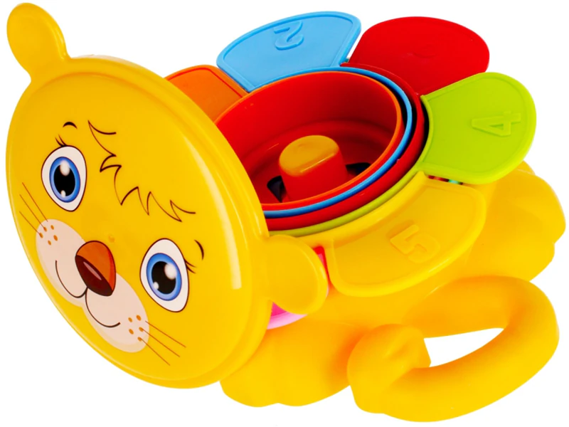 Quebra-cabeça educativo Bam-Bam Stacking Cups