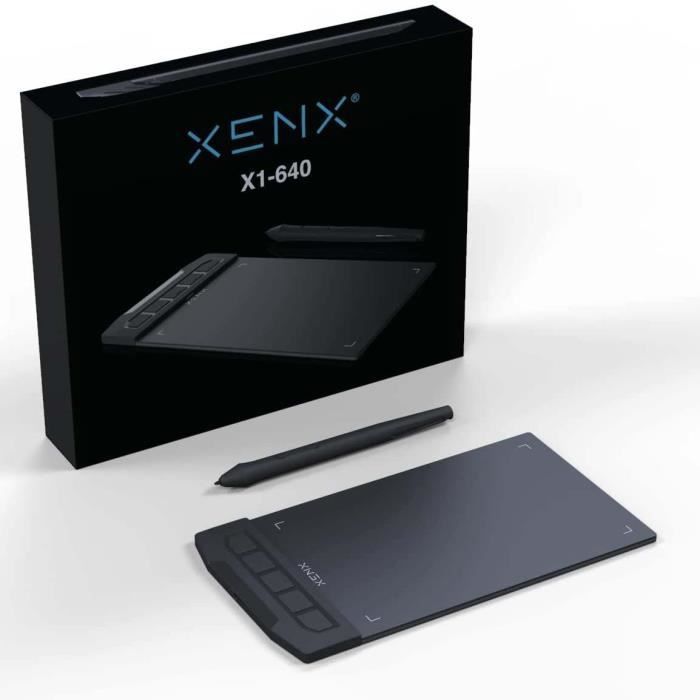 Drawing tablet - YYV - XENX X1-640 - 6x4 inches - Battery-free stylus - 8192 pressure levels