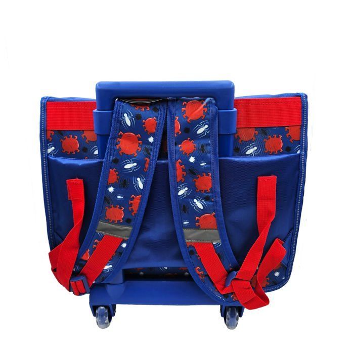 Disney Spiderman - Cartable à roulettes Bleu-Fonce 260217