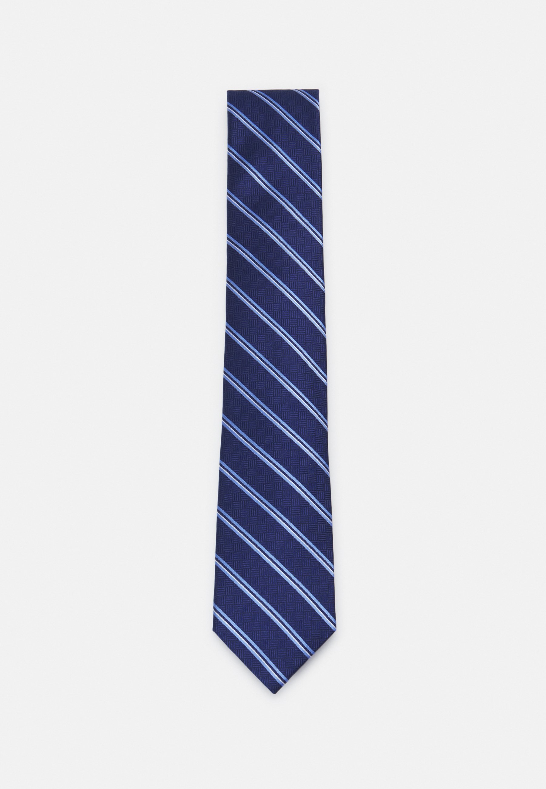 Michael Kors CROSSHATCH AND STRIPE - Stropdas - marineblauw