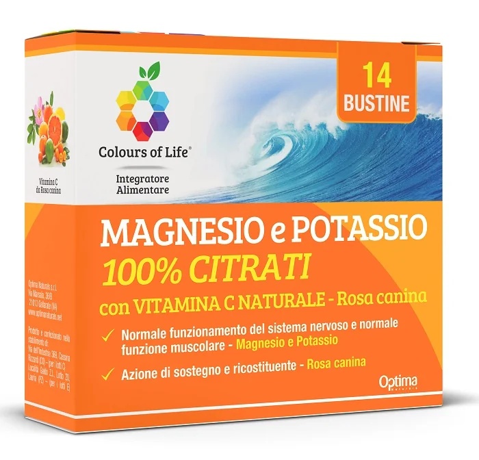 Magnesium, kalium, vitamine C, 14 zakjes