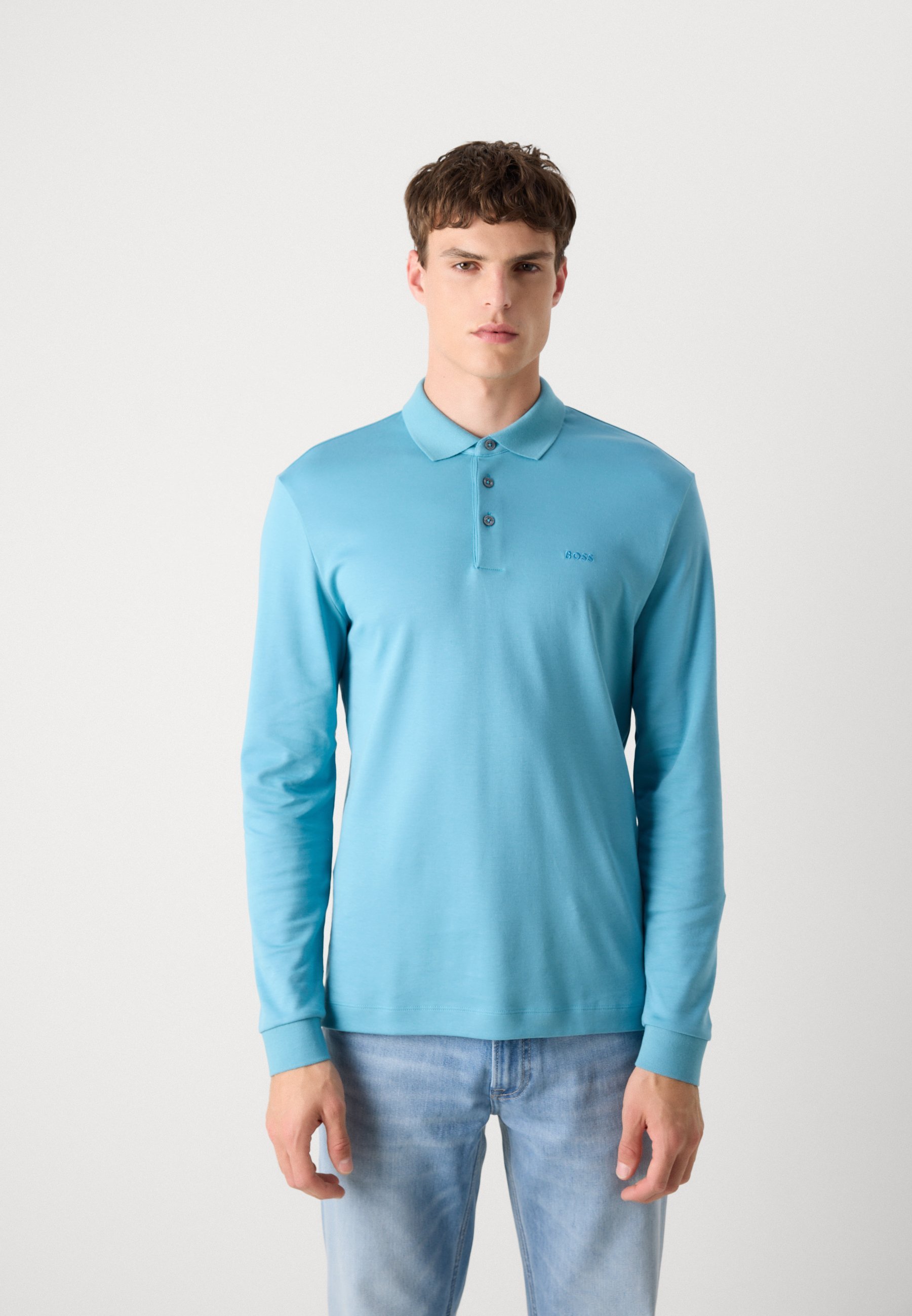 BOSS PADO 30 - Poloshirt - licht pastelblauw
