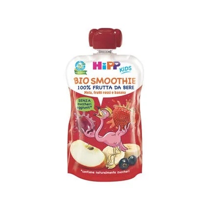 HIPP Bio-Smoothie Apfel, Banane und rote Früchte 120 ml ab 1 Jahr