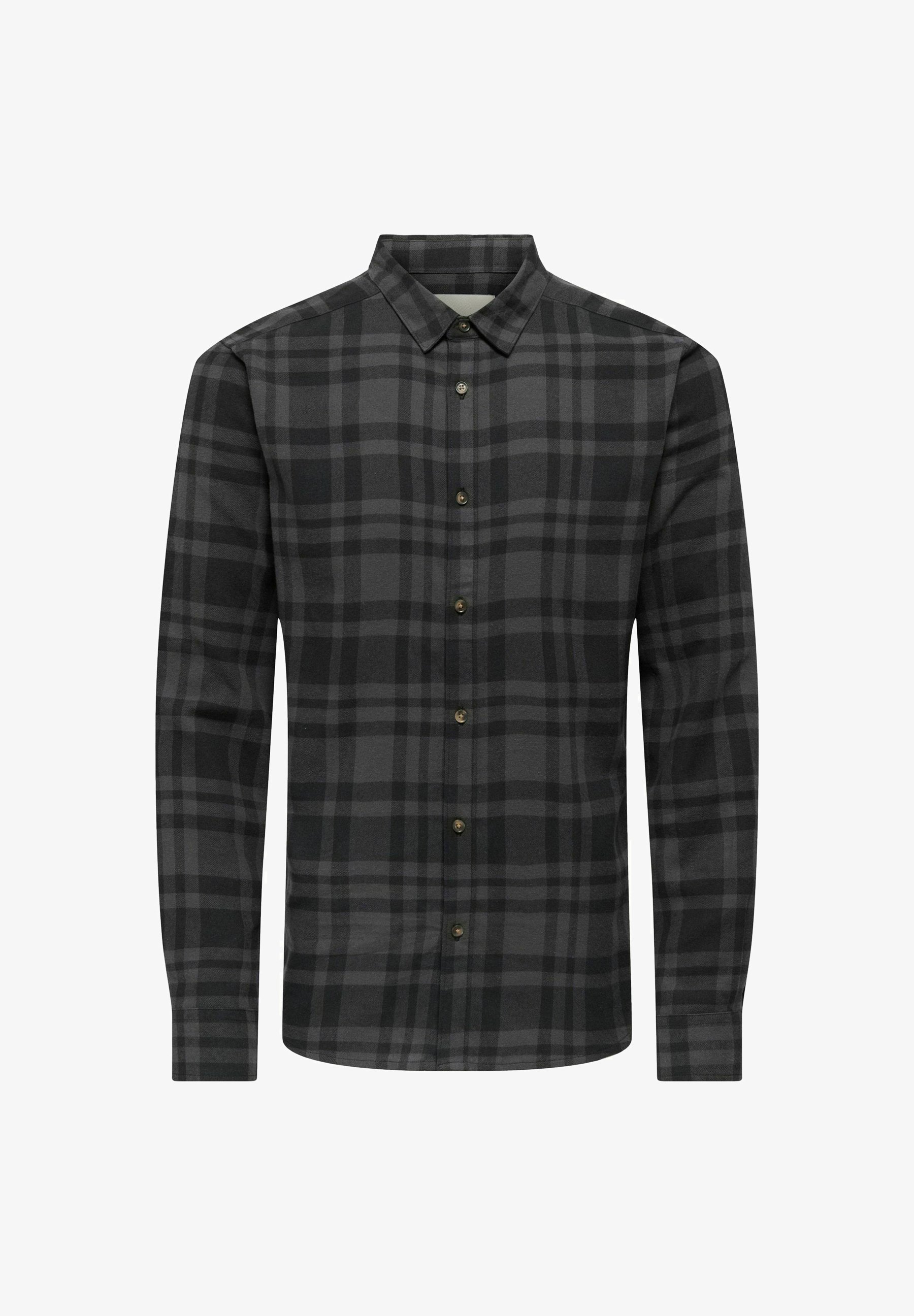 Camicia a quadri Only & Sons ONSGUDMUND - Camicia - nero intenso