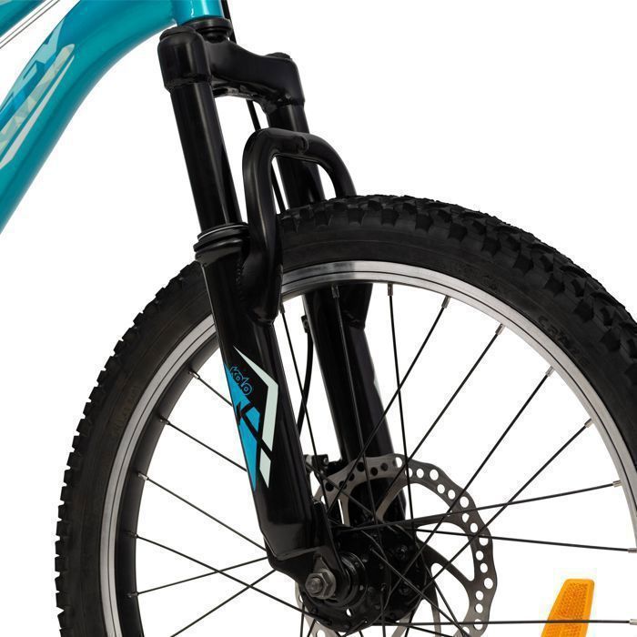 Huffy Extent 20-tuumainen lasten maastopyörä - Shimano 6-vaihteinen - 6-9-vuotiaille - Aqua Blue