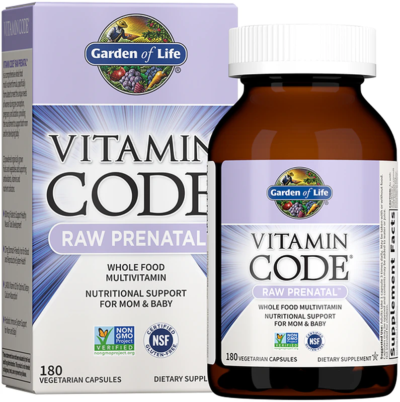 Výživový doplnok Garden of Life Vitamin Code RAW Prenatálne kapsuly s multivitamínovým komplexom