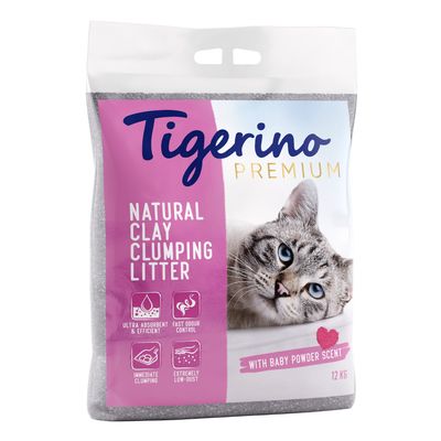 sacs de 12 kg de litière Tigerino Canada / Premium pour chats - Prix spécial !*