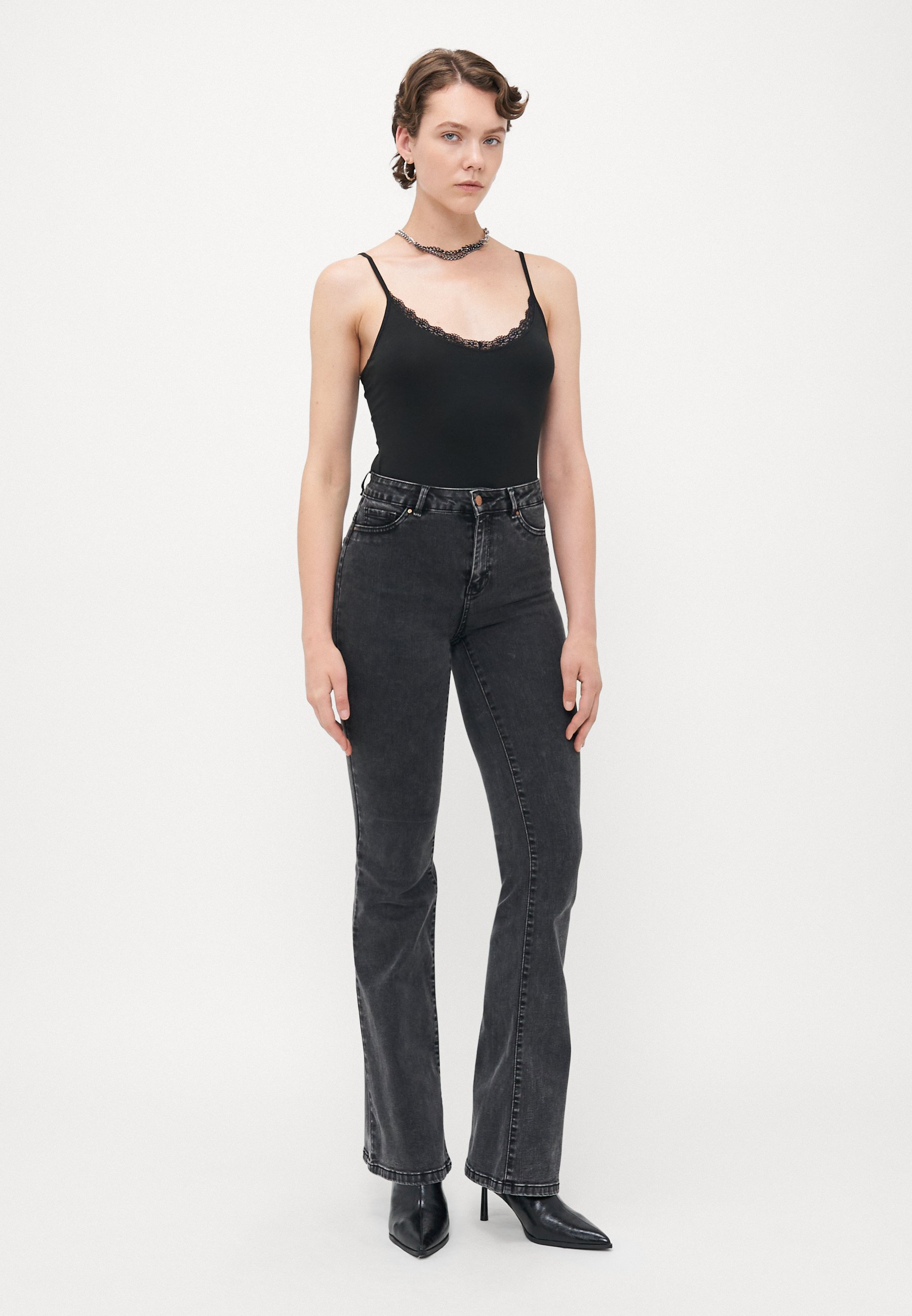 Even&Odd Tall 2-PACK - Top - wit/zwart