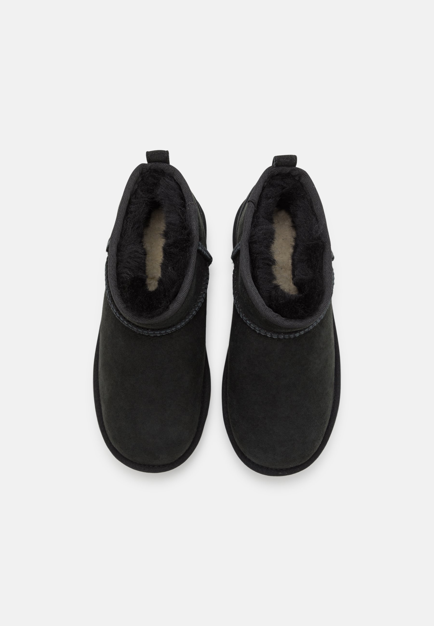 UGG CLASSIC ULTRA MINI UNISEX - Klassieke enkellaarsjes - zwart