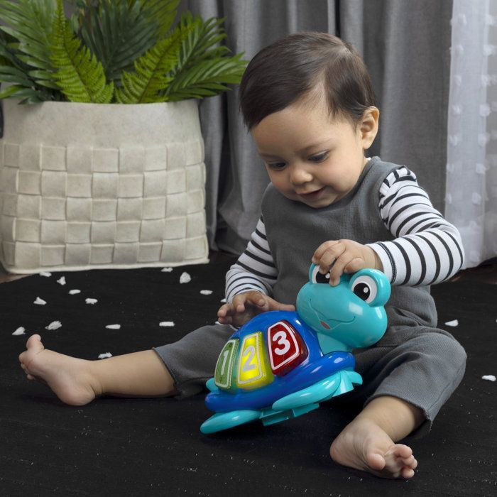 BABY EINSTEIN Aire d'éveil à rebonds Curiosity, éducative 2 en 1 et jouet au sol, jeux à 360° 6M+ cadeau bébé