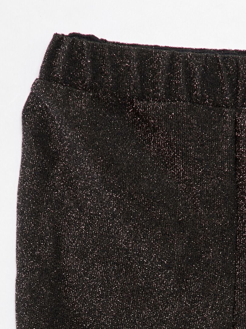 Leggings com lantejoulas - MARROM