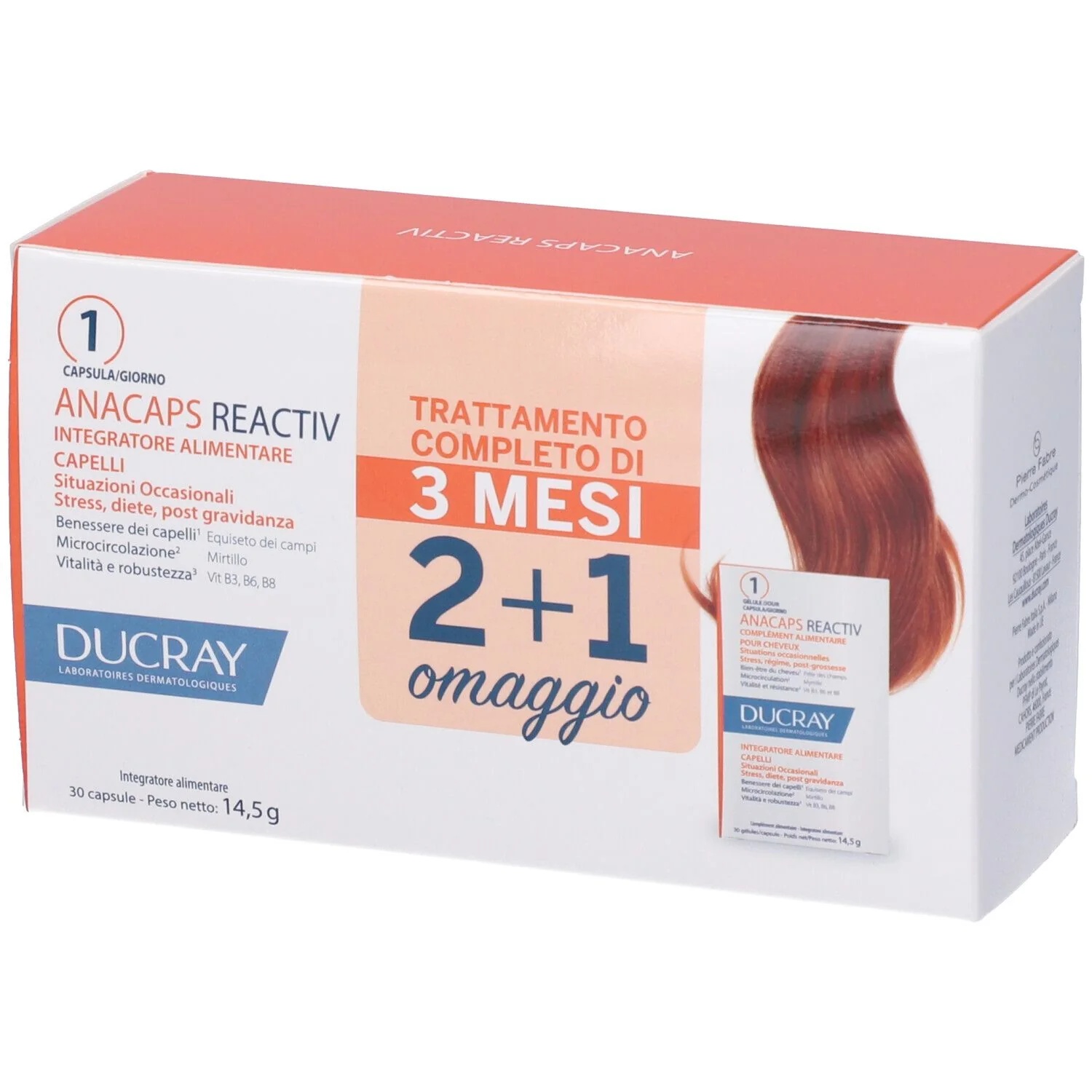DUCRAY Anacaps Reactiv Caps O Nf Pr 30