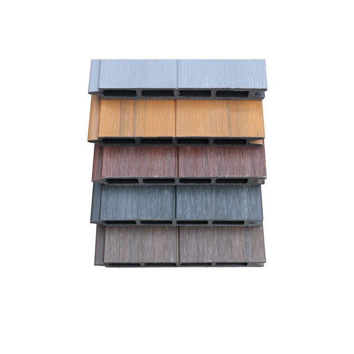 Komplettes, coextrudiertes Verbundzaun-Erweiterungsset 1,50 m – L: 150 cm – B: 6,5 cm – Anthrazitgrau/Hellgrau