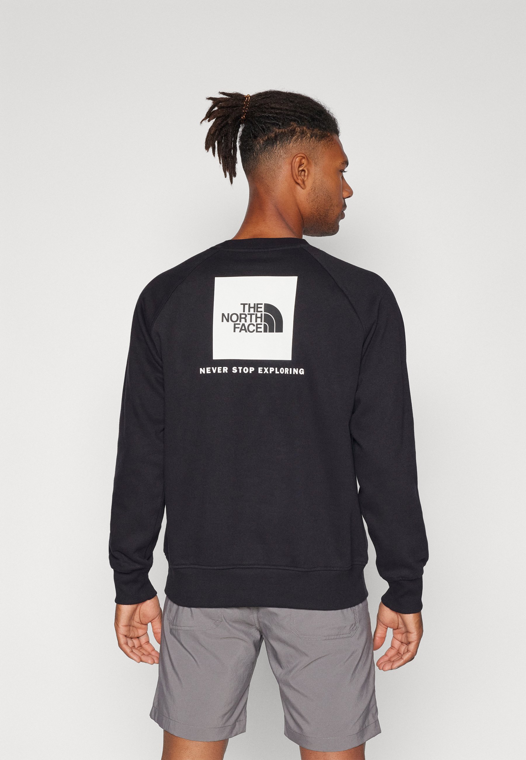 The North Face RAGLAN BOX CREW - Genser - black