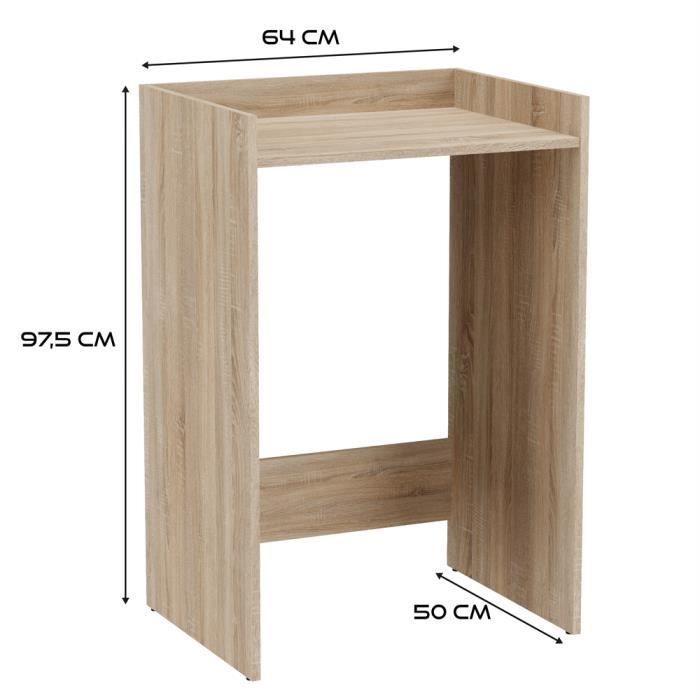COMO - Armário para Máquina de Lavar Roupa - Armário de Banheiro - 64x50x97,5 cm - Lavanderia