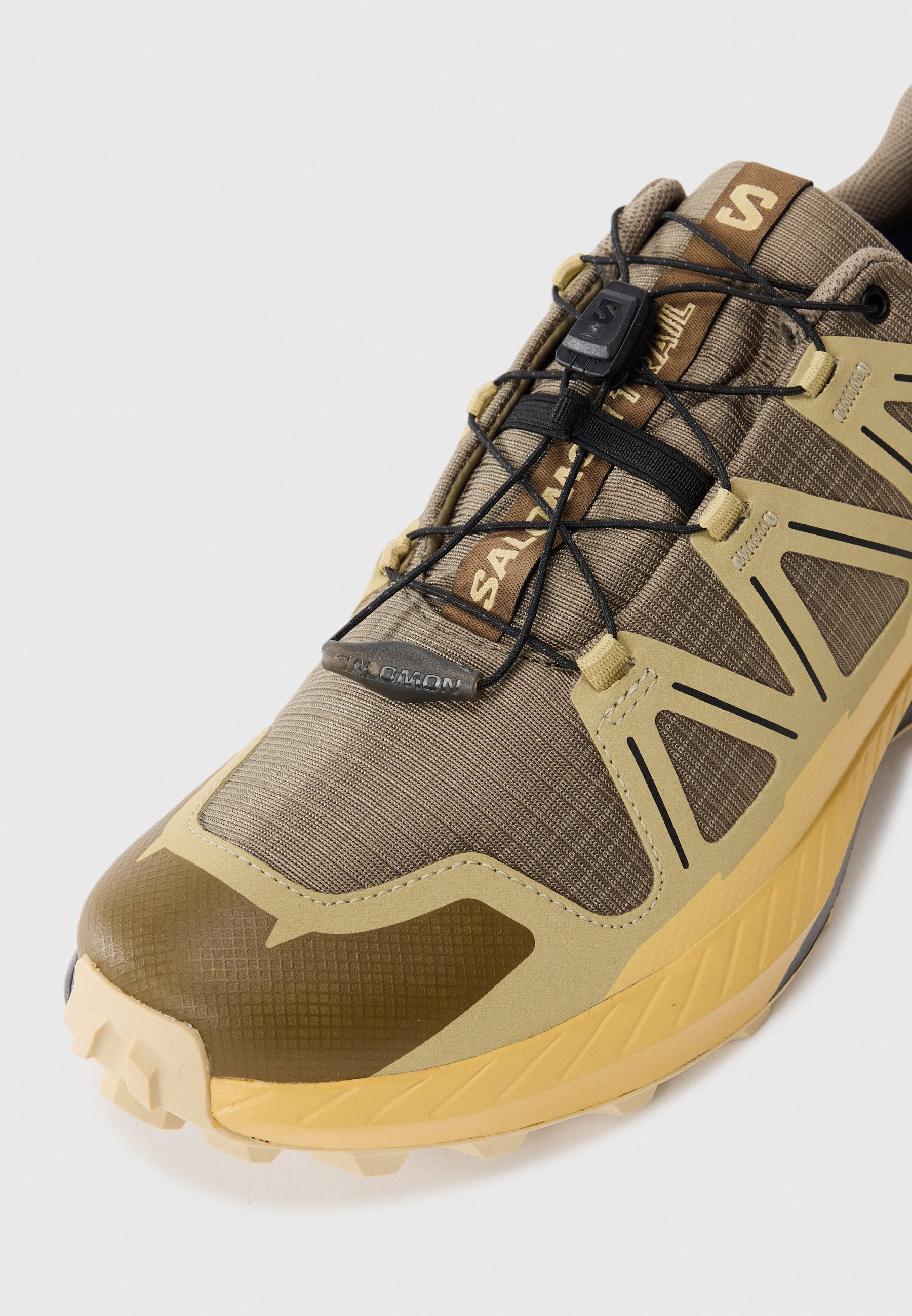 Salomon SPEEDCROSS PEAK GTX - Scarpe da trekking - grigio pietra/grigio verde/verde nebbia