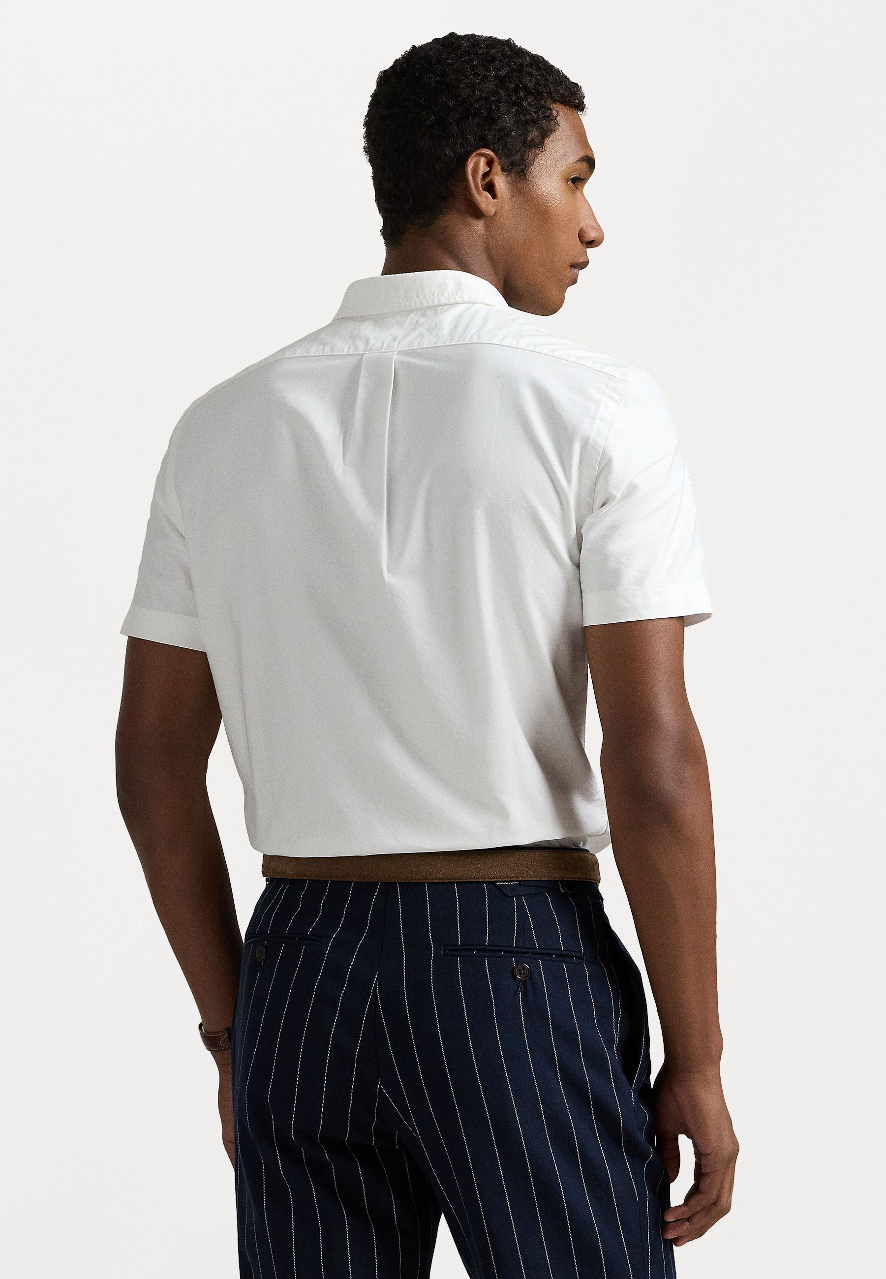 Chemise Oxford Polo Ralph Lauren coupe slim - blanche