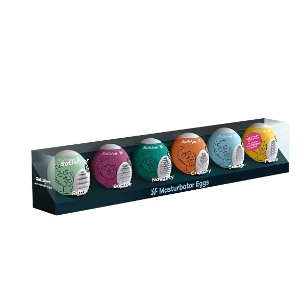 Satisfyer Masturbator Egg 6-częściowy Set Assorted