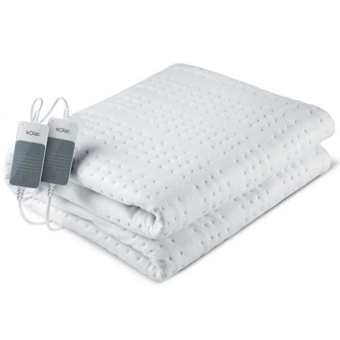 Electric blanket - Solac - CT8627 - 120 W - 150 x 140 cm - White