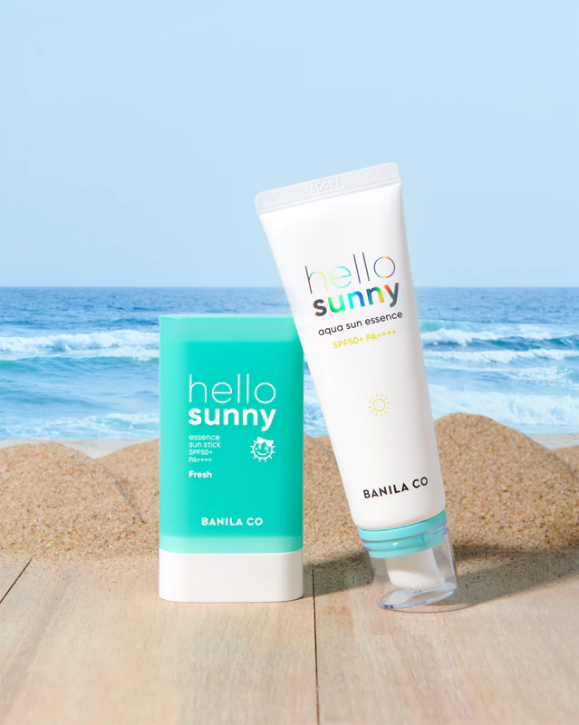 Banila Co. Hello Sunny Fresh Essence Sun Stick Leichte schützende Gesichtscreme LSF 50+