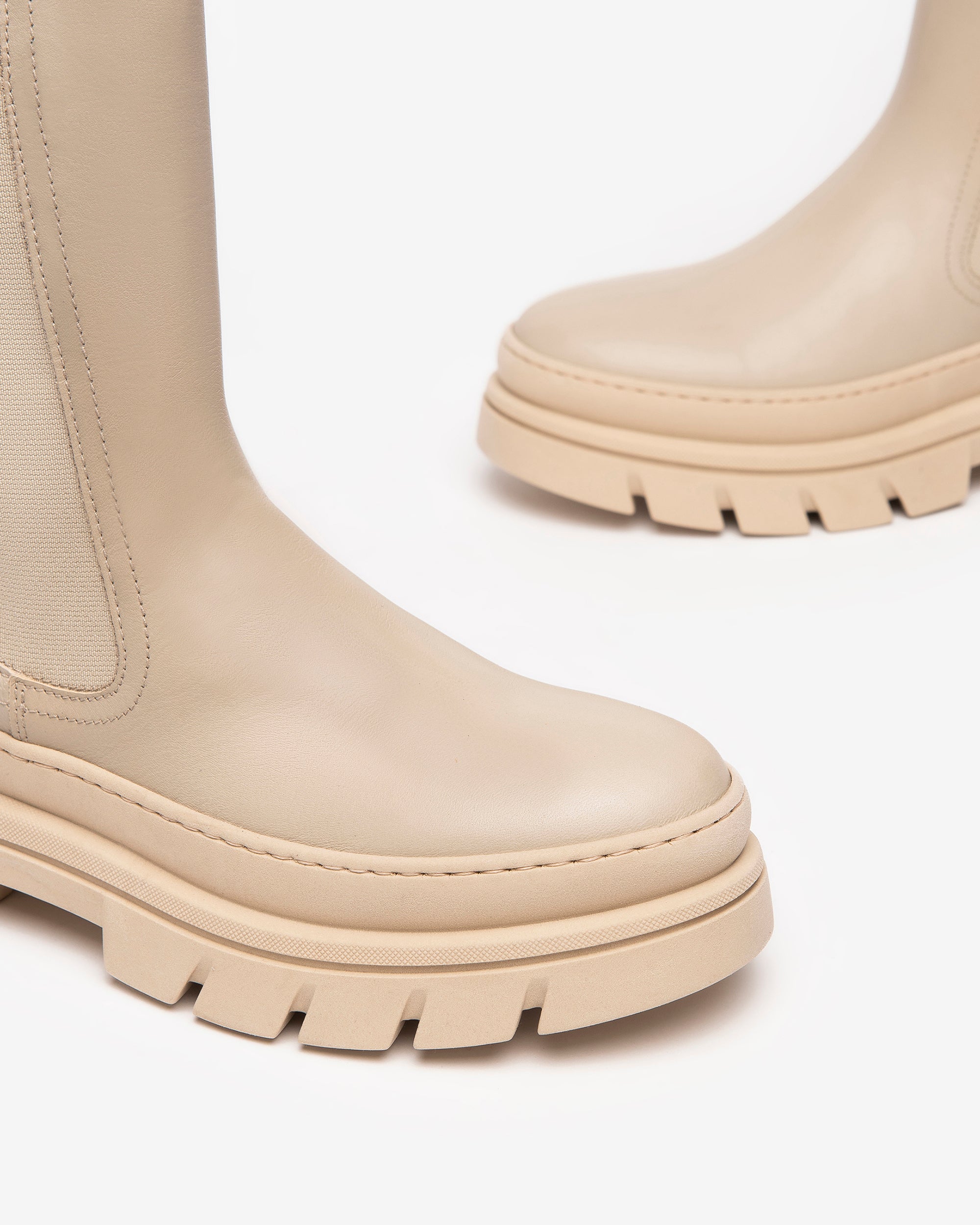  Chelsea-Boots aus Leder für Damen