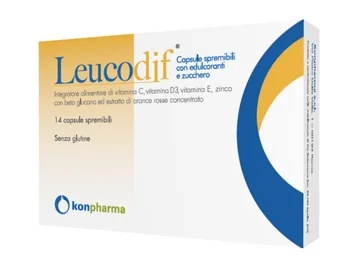KONPHARMA Leucodif 14 cápsulas exprimibles Sistema inmunitario