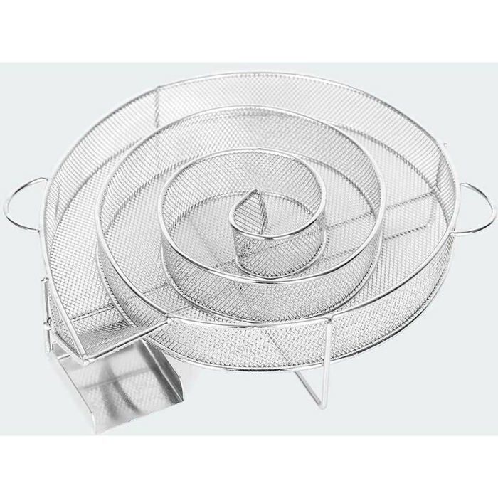 Generador de humo redondo, generador de humo frío de acero inoxidable de alta calidad, ahumador de carne para parrillas tipo kettle, ahumador
