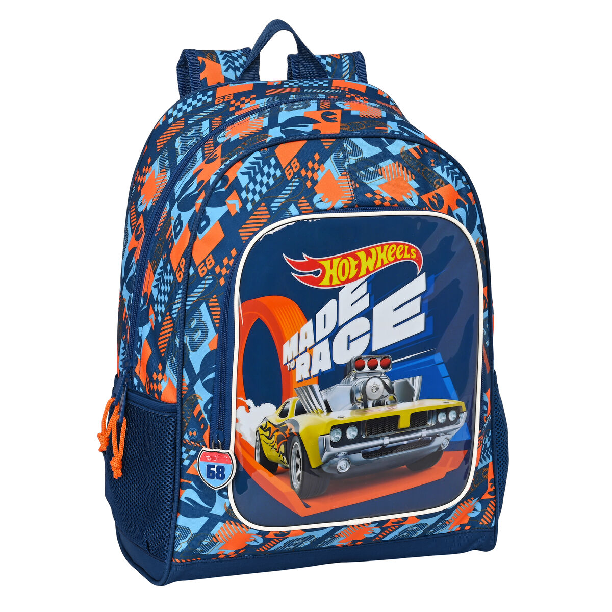 Mochila Escolar Hot Wheels Speed Club