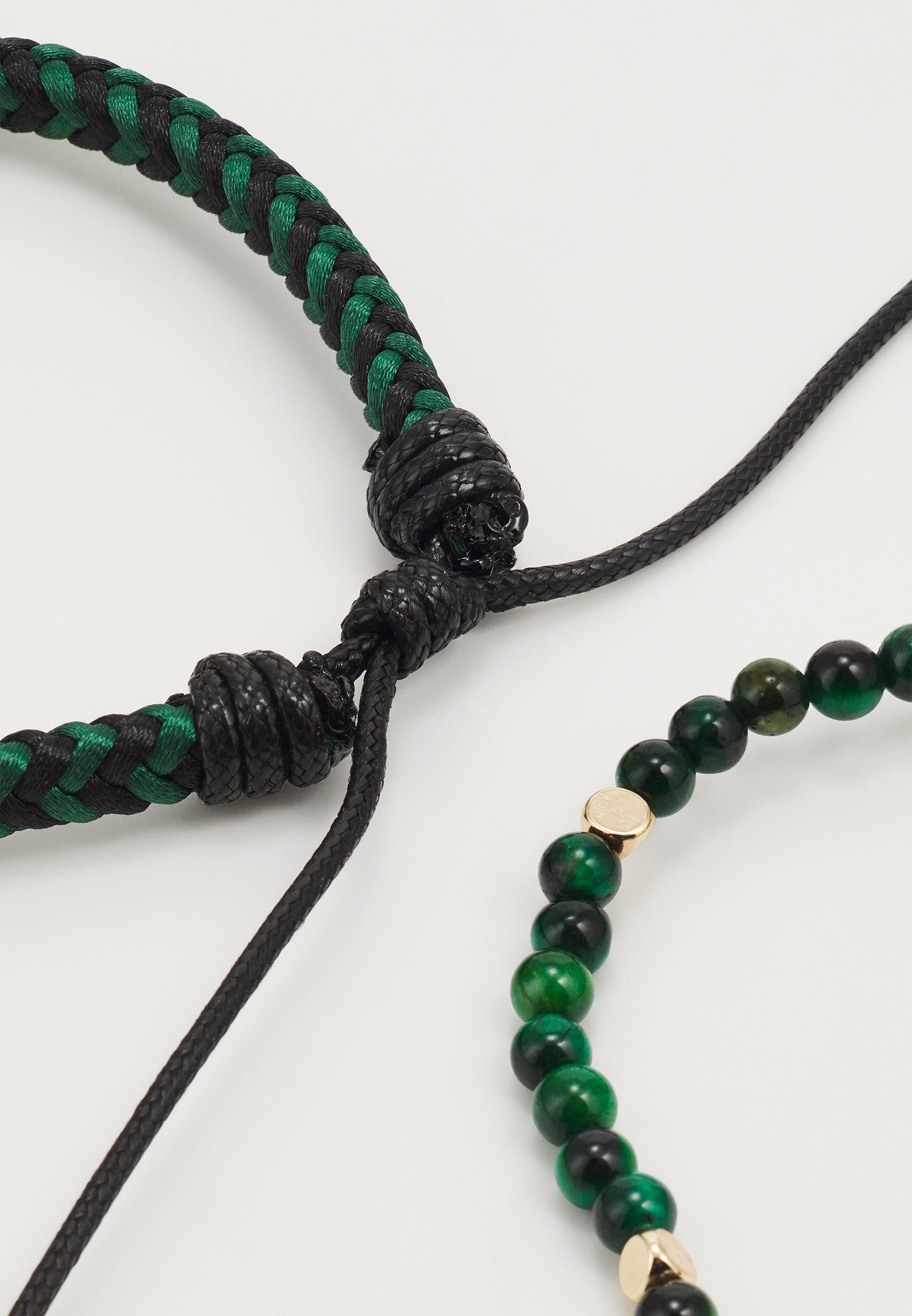 ALDO AFILATHIEN UNISEXE - Lot de 5 bracelets - vert foncé