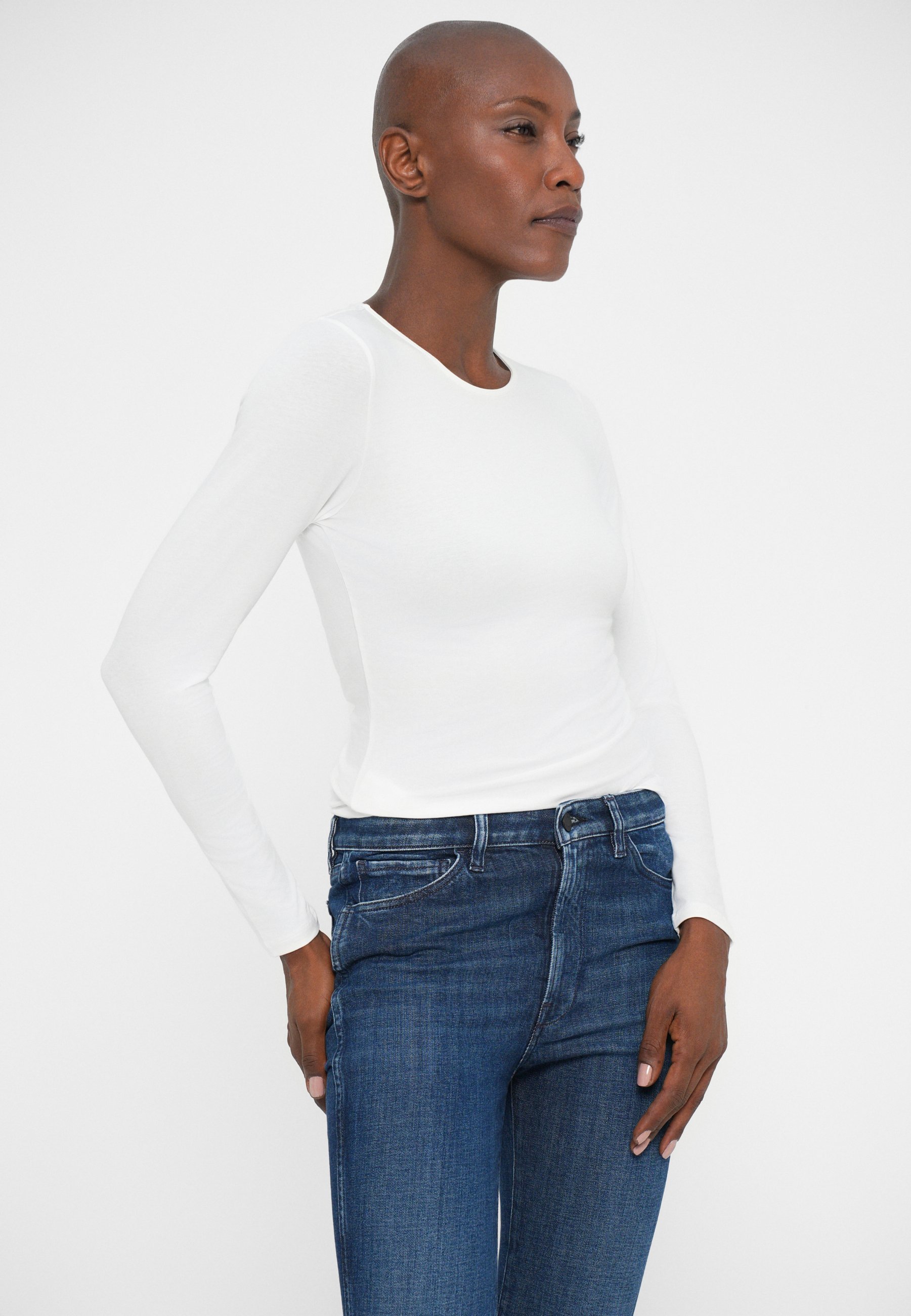 3x1 STRAIGHT AUTHENTIC CROP - Slim fit jeans - abisso