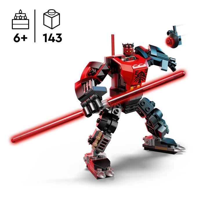 LEGO Star Wars 75411 Le Robot Dark Maul - Jeu de Construction pour Garçon dès 6 ans