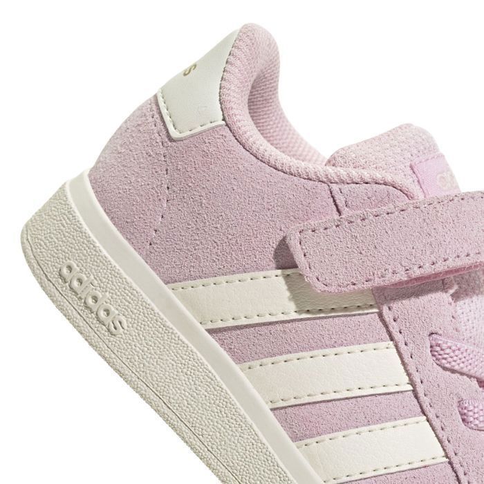 Zapatillas Adidas Grand Court 00S El I para bebé y niño pequeño, color rosa JR0781