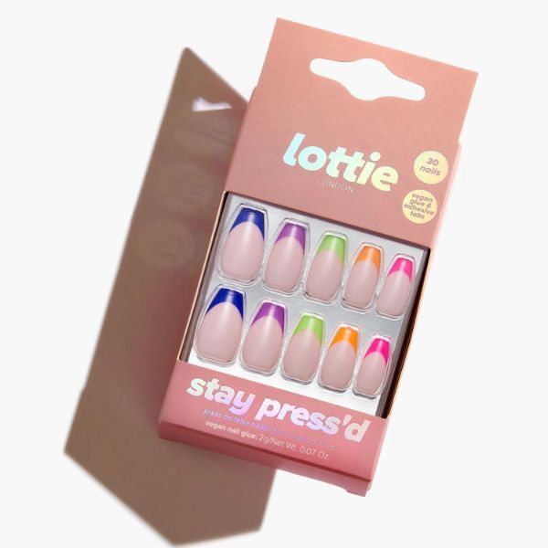 Esmalte Lottie London Stay Press'D on Nails - Neon Vibes